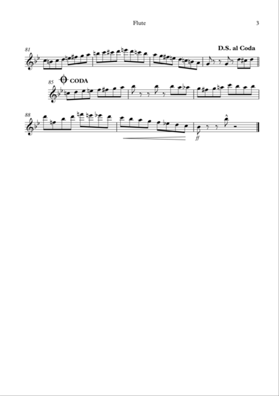 Tico Tico no Fuba: Flute & Clarinet Duet Woodwind Duet scores gallery preview page 4