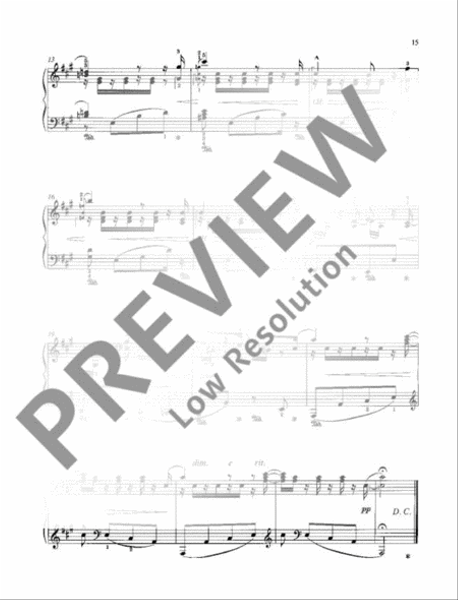Preludes Piano Solo scores gallery preview page 16