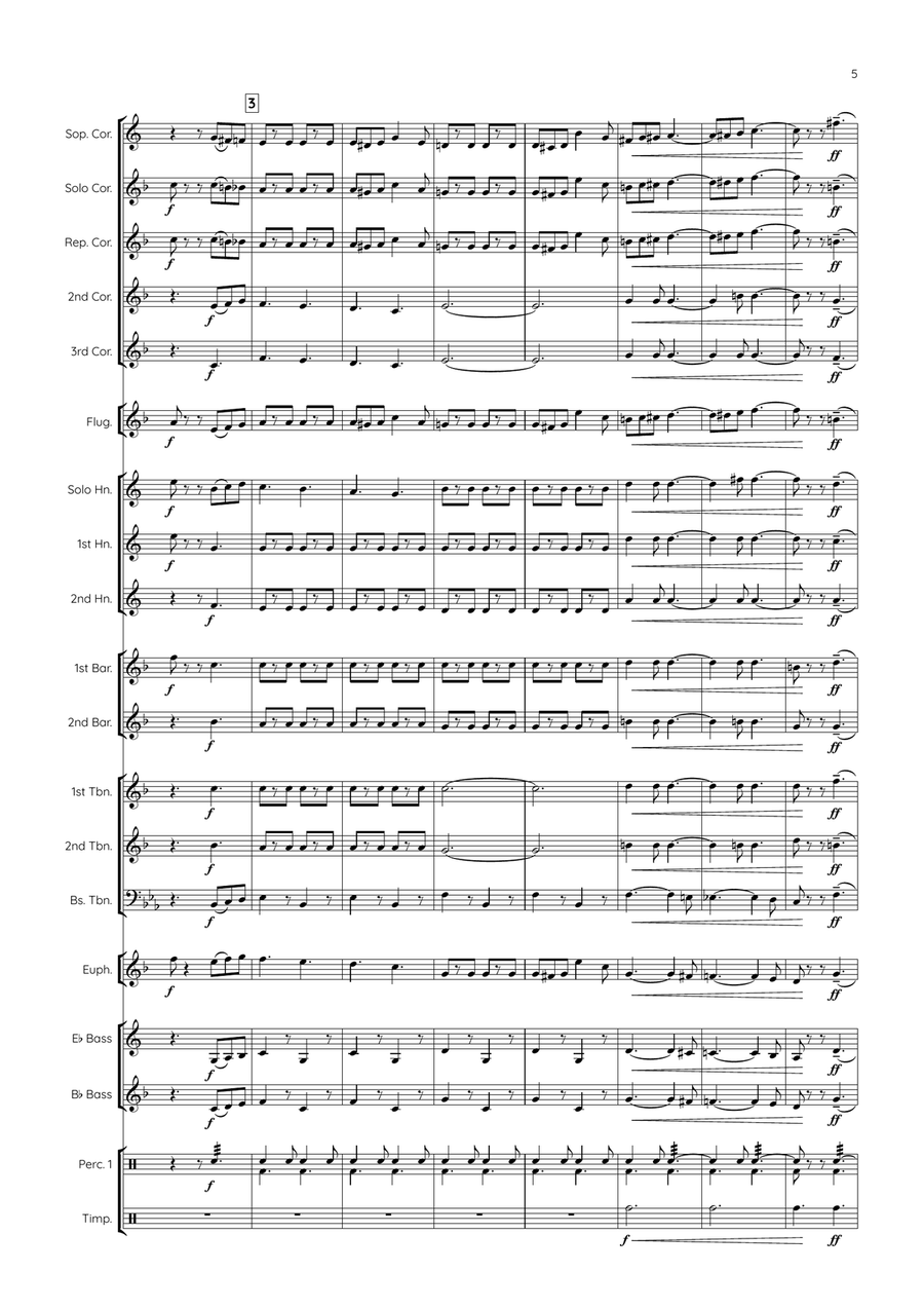 BRASSED OFF! Brass Band scores gallery preview page 5