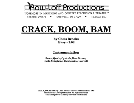 Crack-Boom-Bam! w/Tutor Tracks
