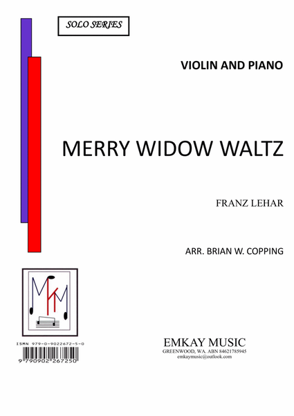 MERRY WIDOW WALTZ – VIOLIN & PIANO image number null