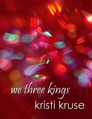 Book cover for We Three Kings Piano Solo