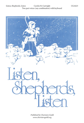 Book cover for Listen, Shepherds, Listen