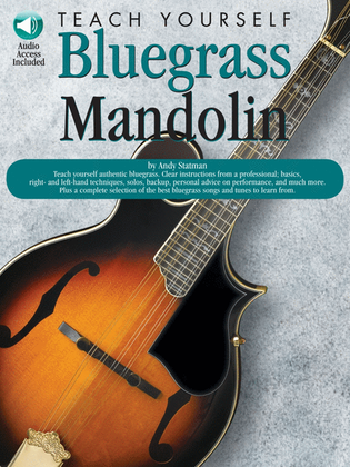 Book cover for Teach Yourself Bluegrass Mandolin
