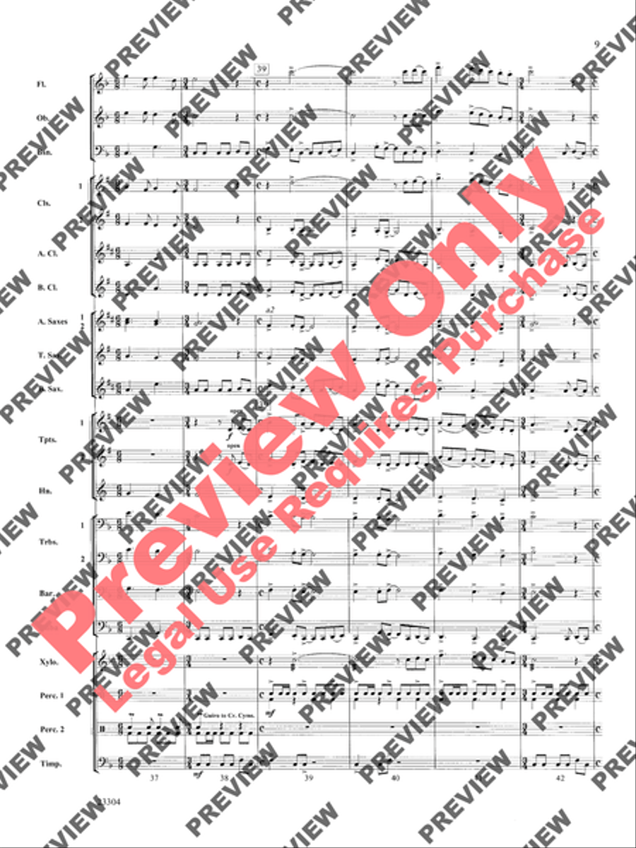Ciudad de Festivales Ciudad de Festivales Concert Band scores gallery preview page 10