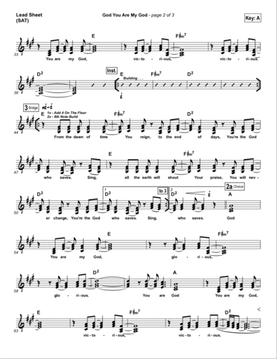 God You Are My God God You Are My God Piano scores gallery preview page 2