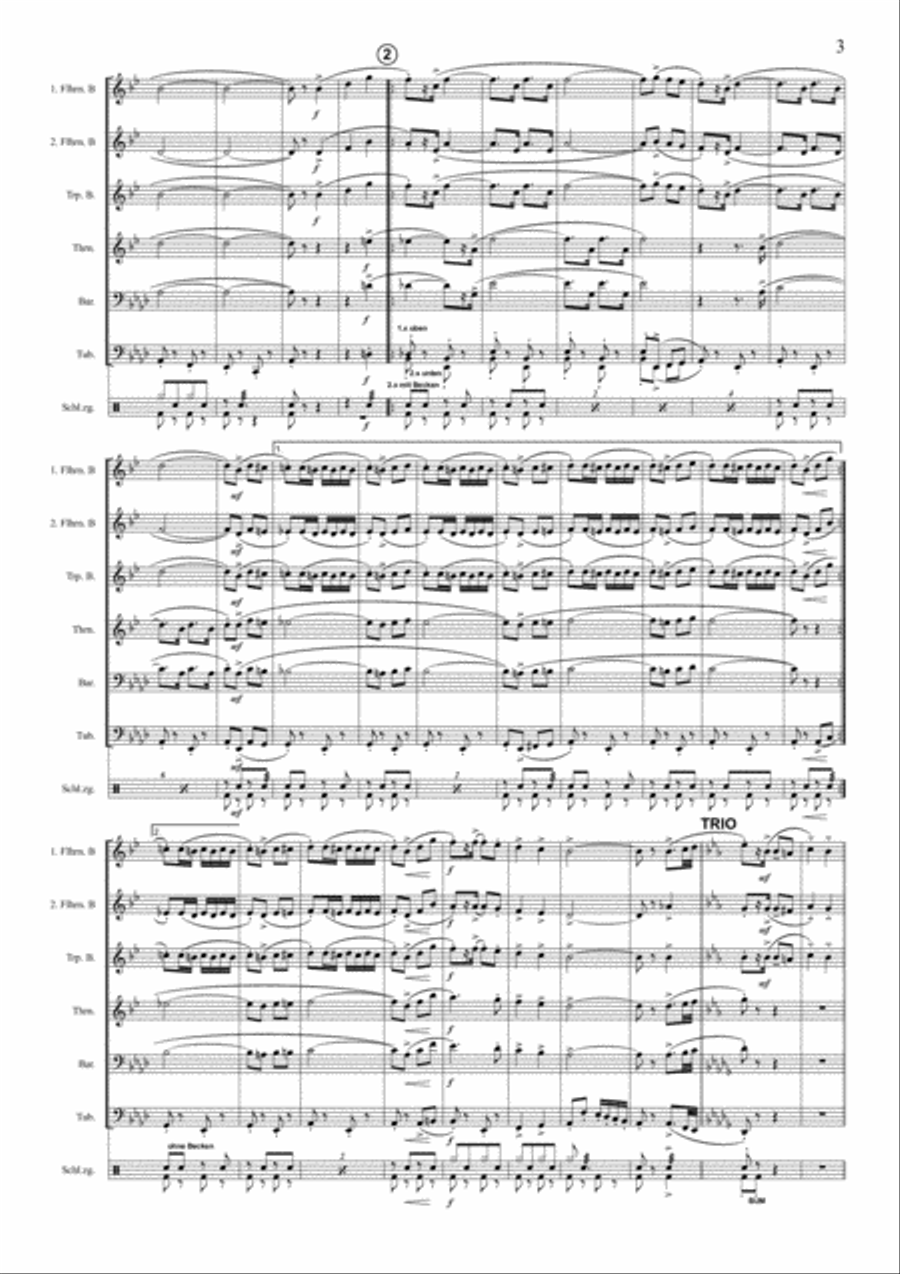 Huetten-polka Small Ensemble scores gallery preview page 3