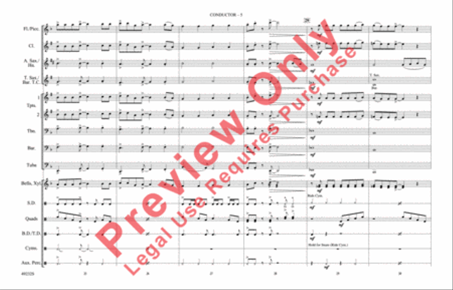 Kings & Queens Marching Band scores gallery preview page 6