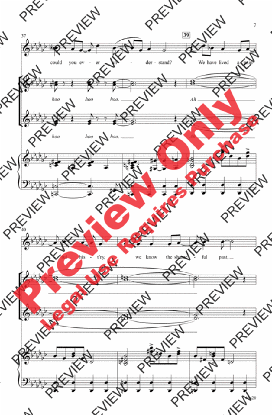 Equality Women's Choir scores gallery preview page 7