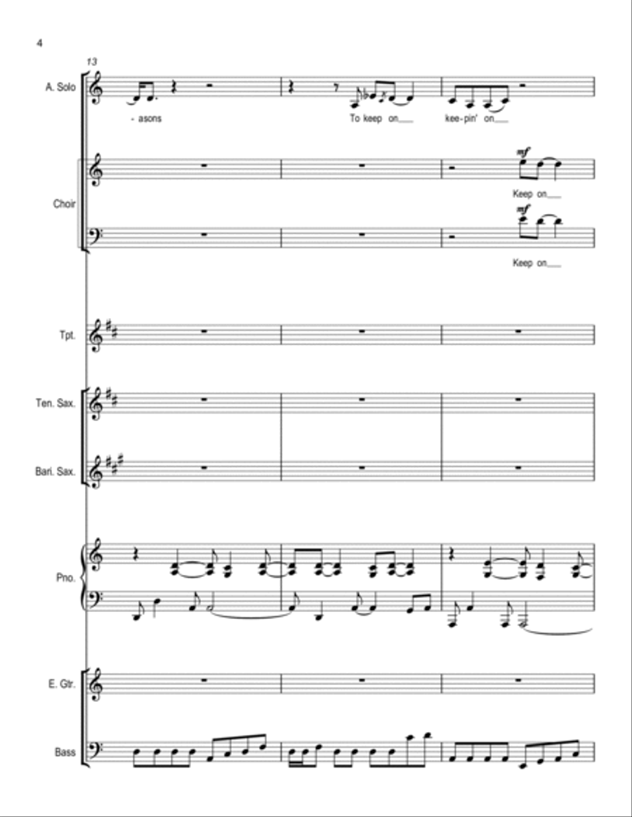 I've Got To Use My Imagination Concert Band scores gallery preview page 4