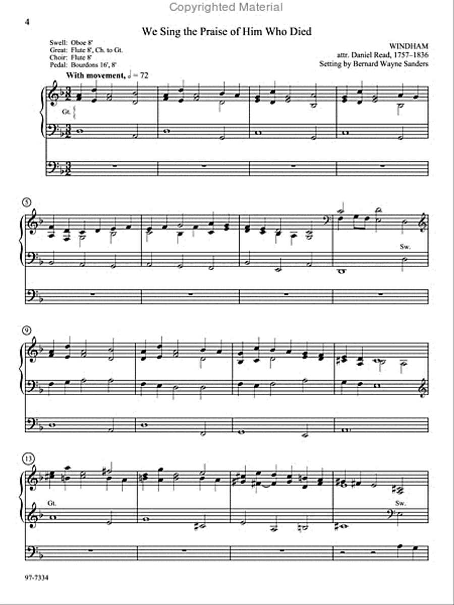 Four Preludes for Lent Four Preludes for Lent Organ scores gallery preview page 3