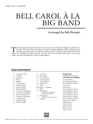 Bell Carol a la Big Band: Score
