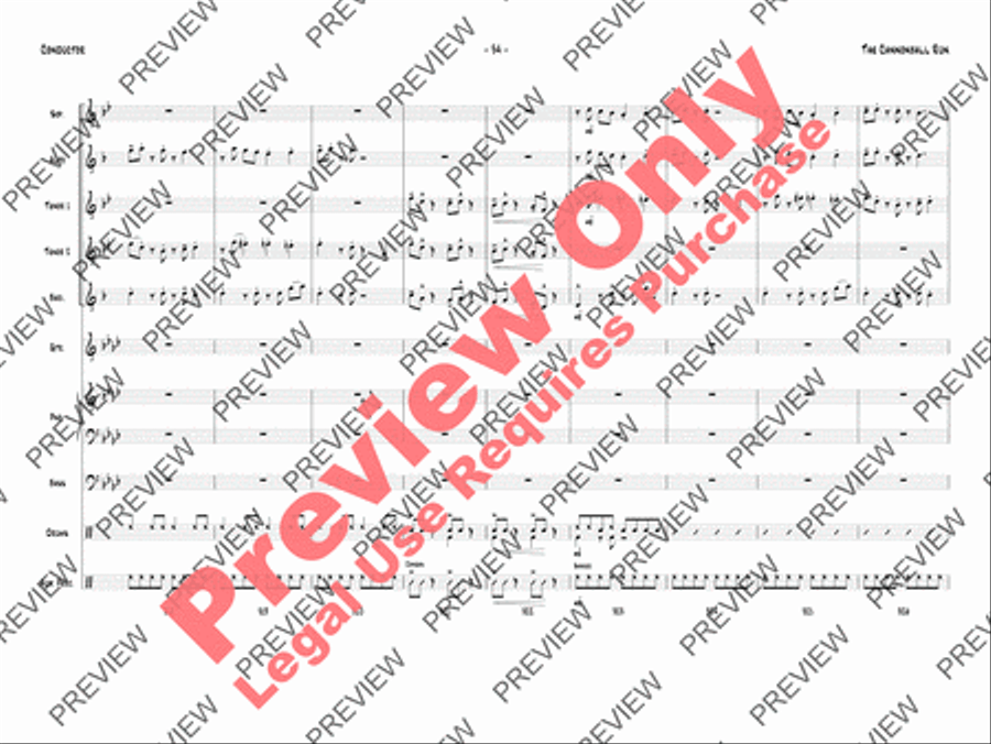 The Cannonball Run The Cannonball Run Jazz Ensemble scores gallery preview page 37