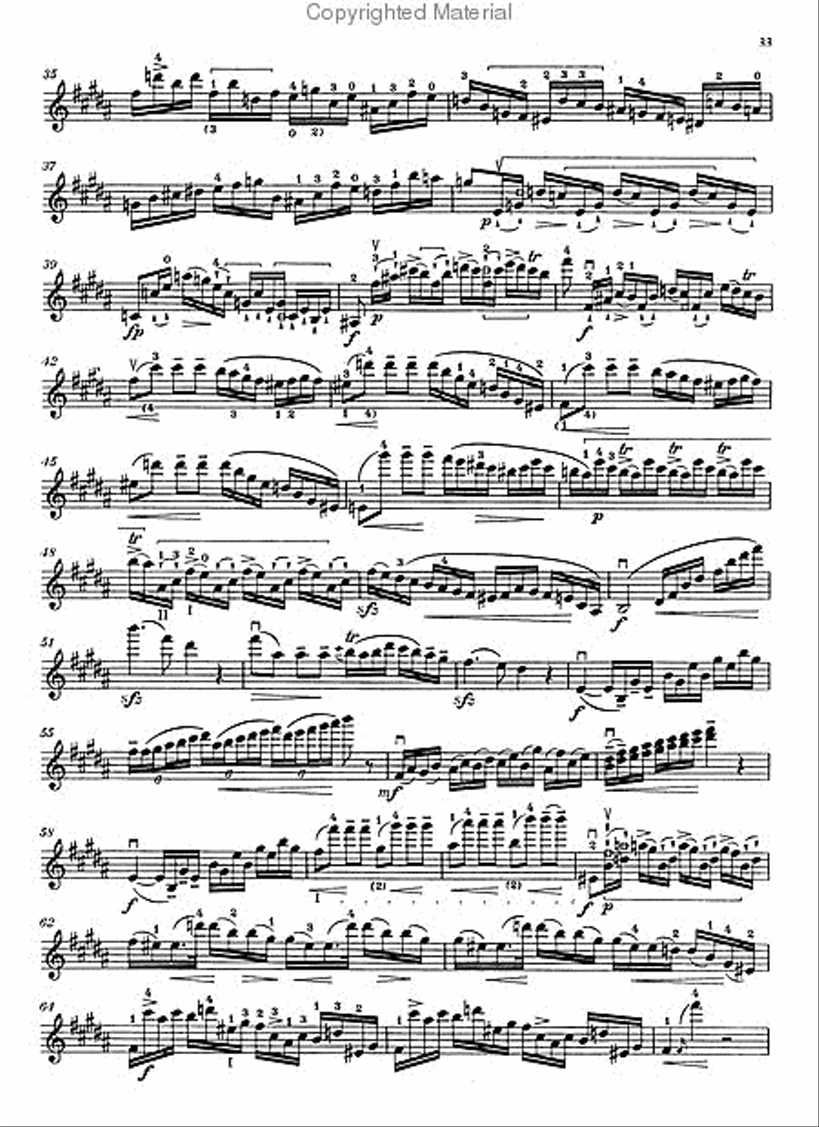 24 Caprice Etudes in the form of Etudes, in all 24 Keys Violin Solo scores gallery preview page 3