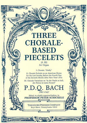 Book cover for Three Chorale-Based Piecelets