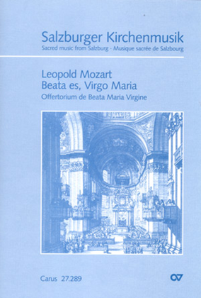 Book cover for Beata es, Virgo Maria