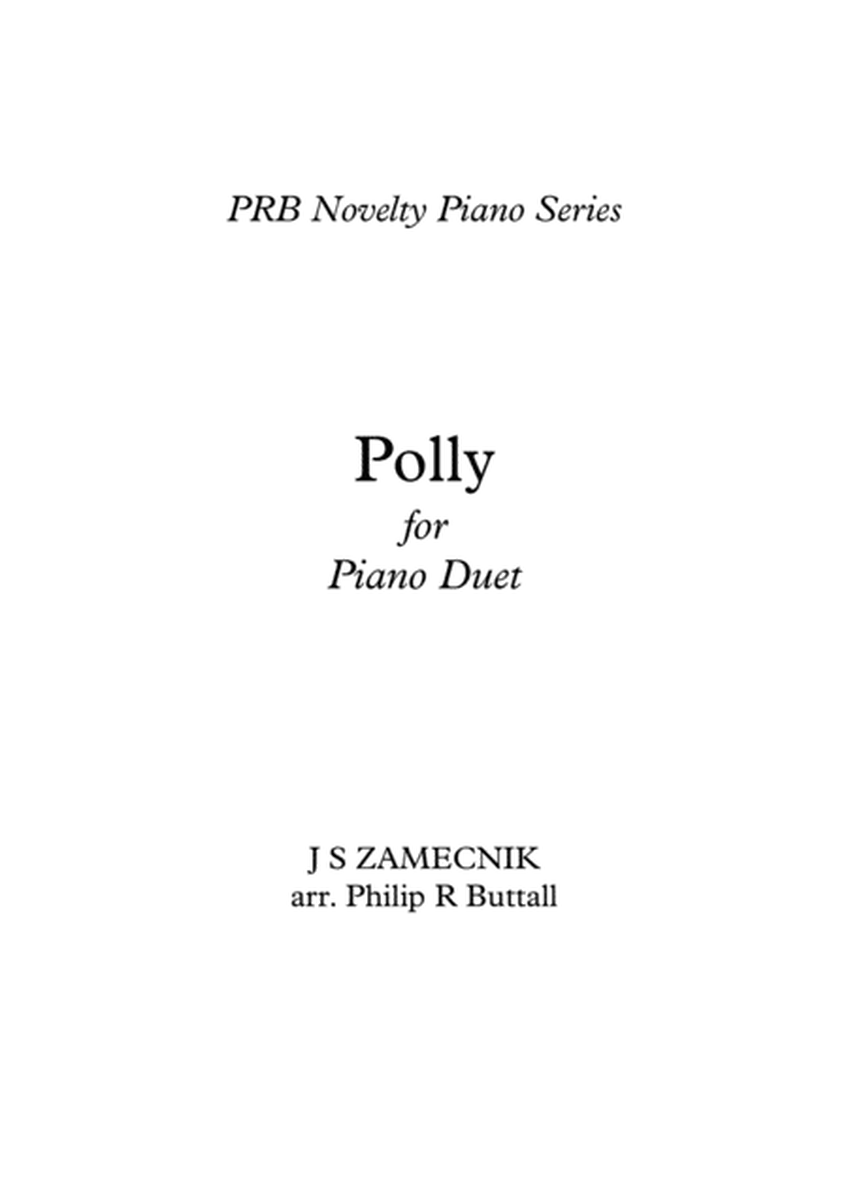 PRB Novelty Piano Series - Polly (Zamecnik) [Piano Duet - Four Hands] image number null
