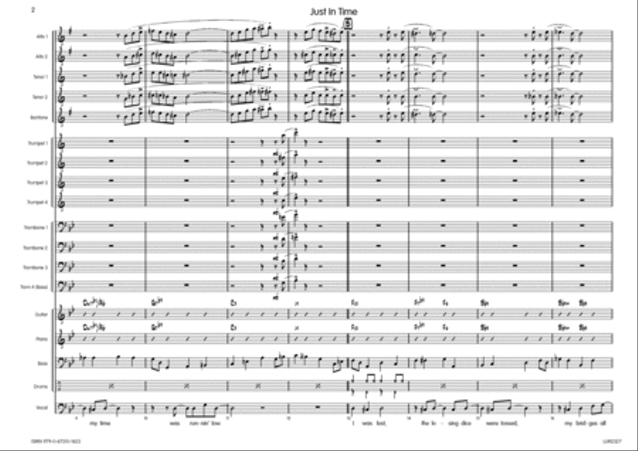 Just In Time Just In Time Big Band scores gallery preview page 3