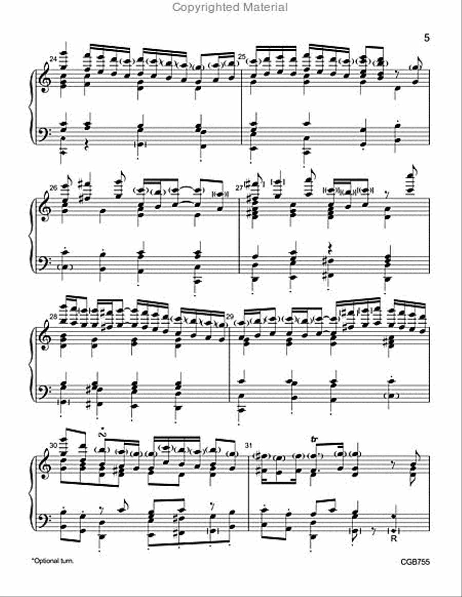 Wake Awake [Wachet Auf] Handbell Choir scores gallery preview page 5