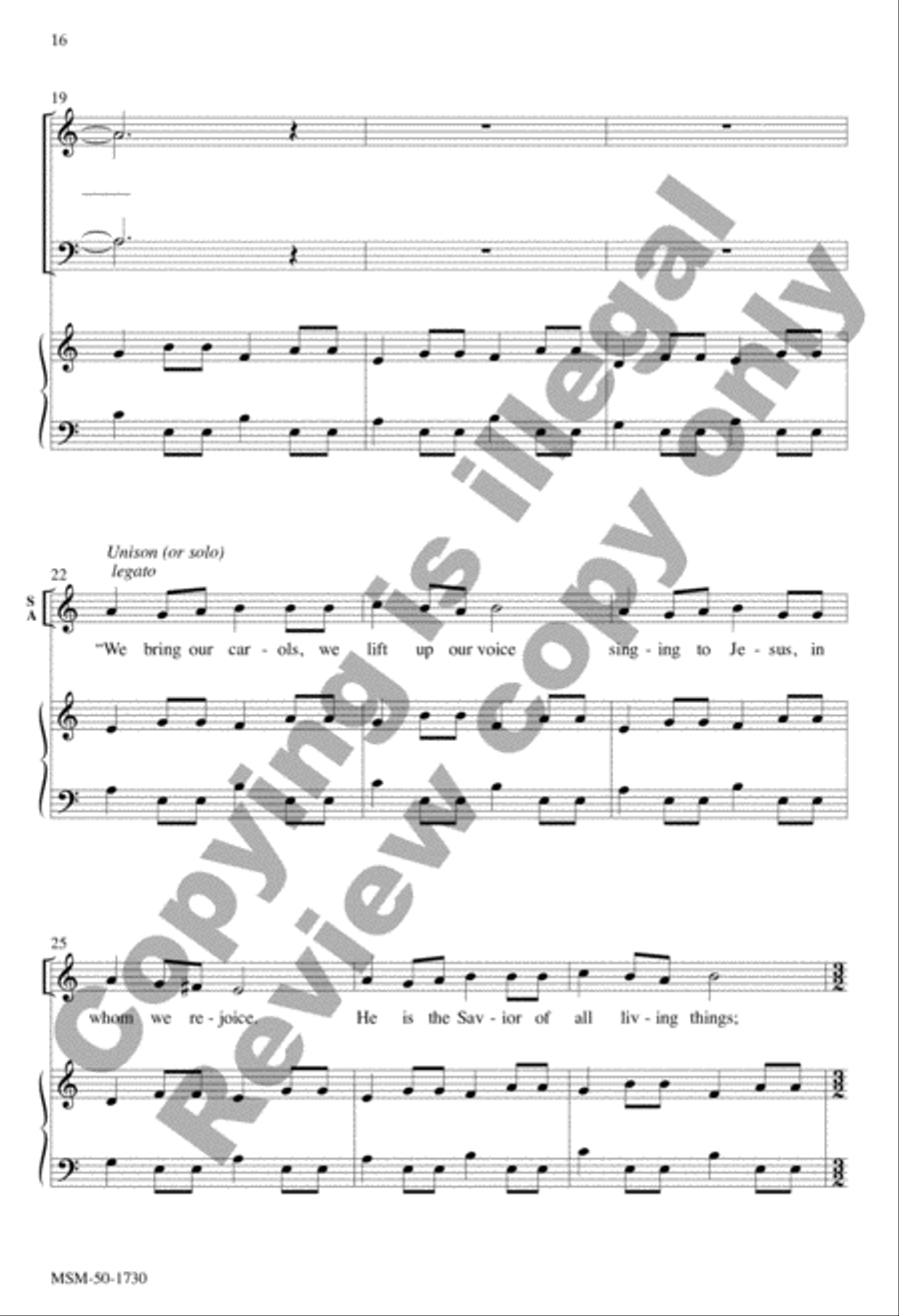 Three French Carols Three French Carols SA scores gallery preview page 14