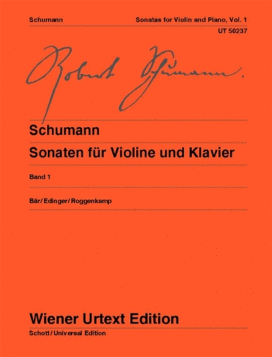 Sonatas for Violin and Piano - Volume 1 Violin Solo scores gallery preview page 1