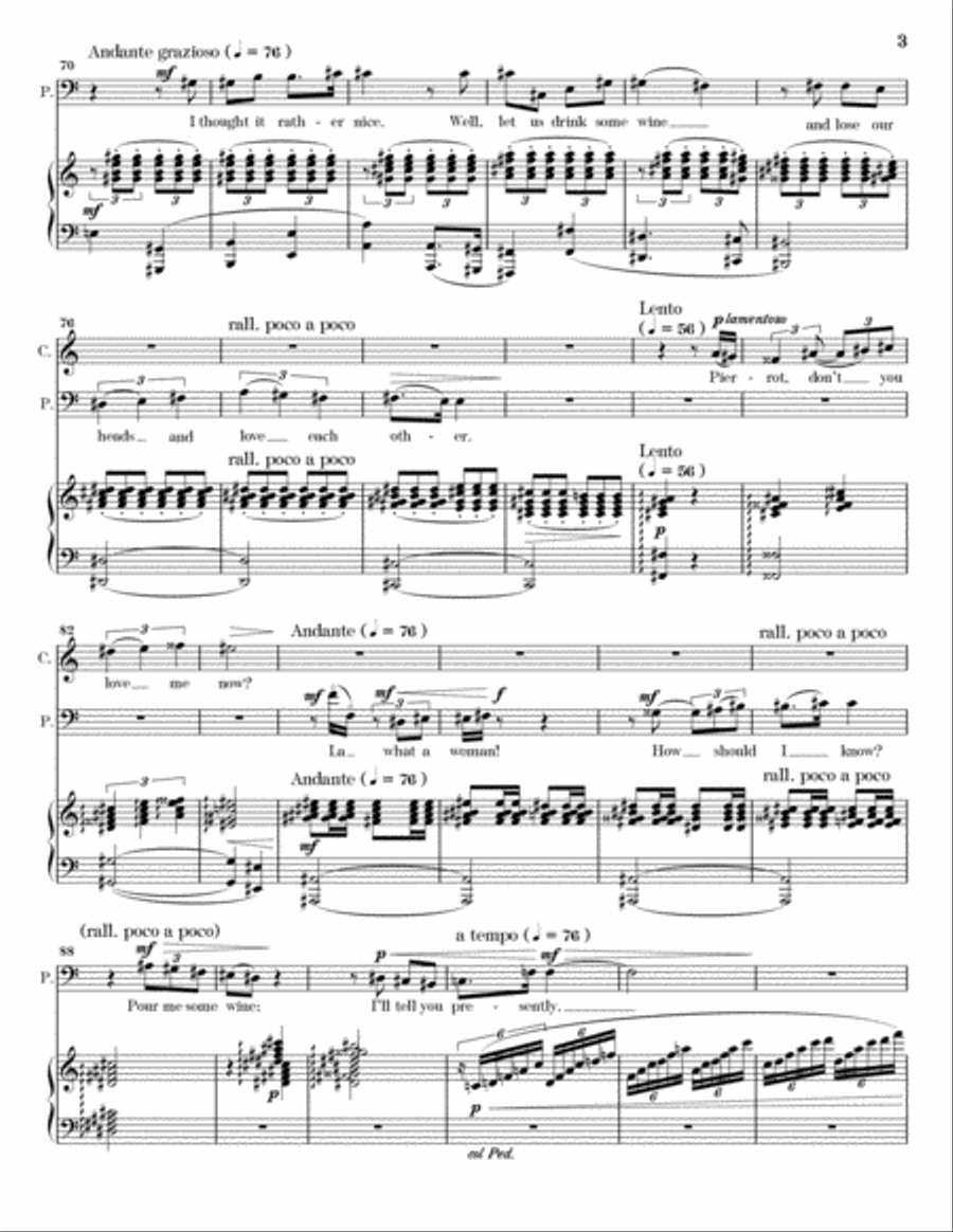 Pierrot and Columbine Small Ensemble scores gallery preview page 6