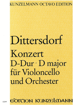 Book cover for Concerto for cello in D major