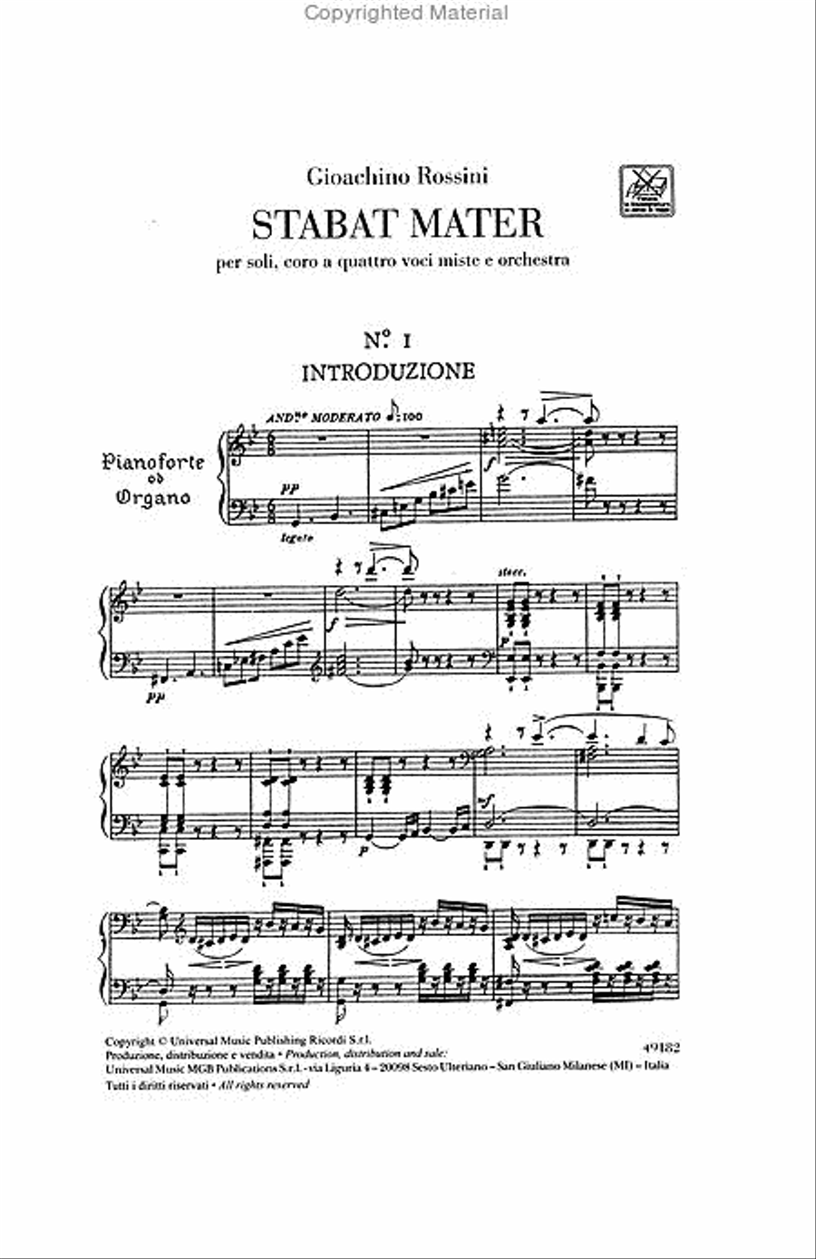 Stabat Mater Stabat Mater 4-Part scores gallery preview page 2