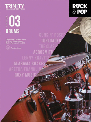 Book cover for Trinity Rock & Pop 2018 Drums