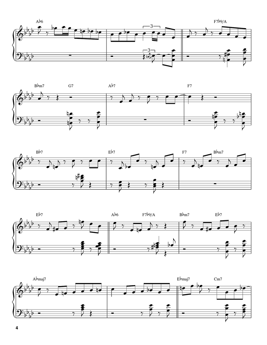 Come Dance With Me Piano scores gallery preview page 4