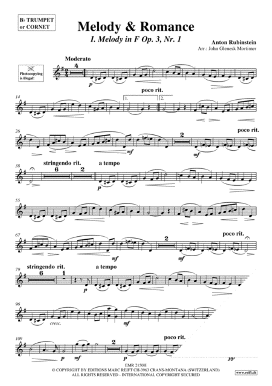 Melody & Romance Cornet scores gallery preview page 3