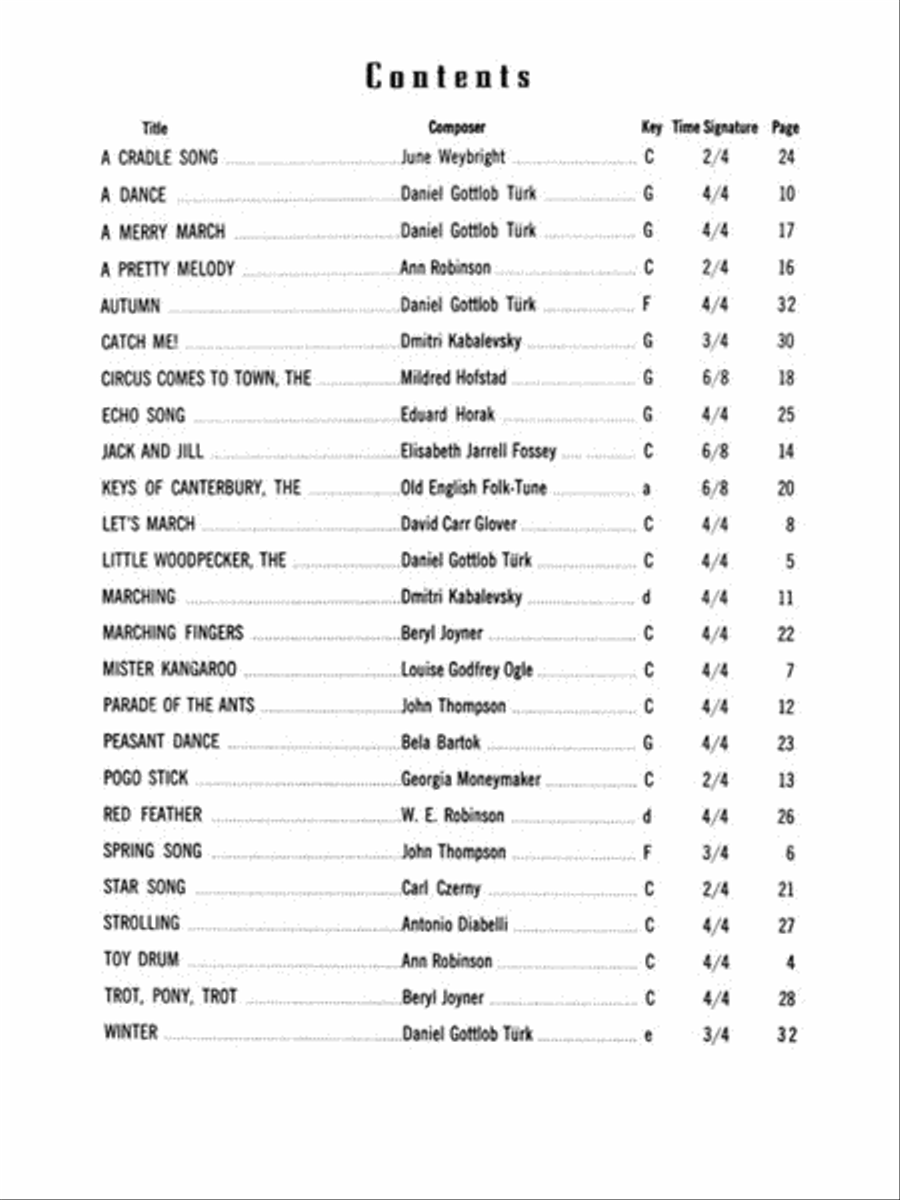 Solo Repertoire for the Young Pianist, Book 1 Piano Method scores gallery preview page 2