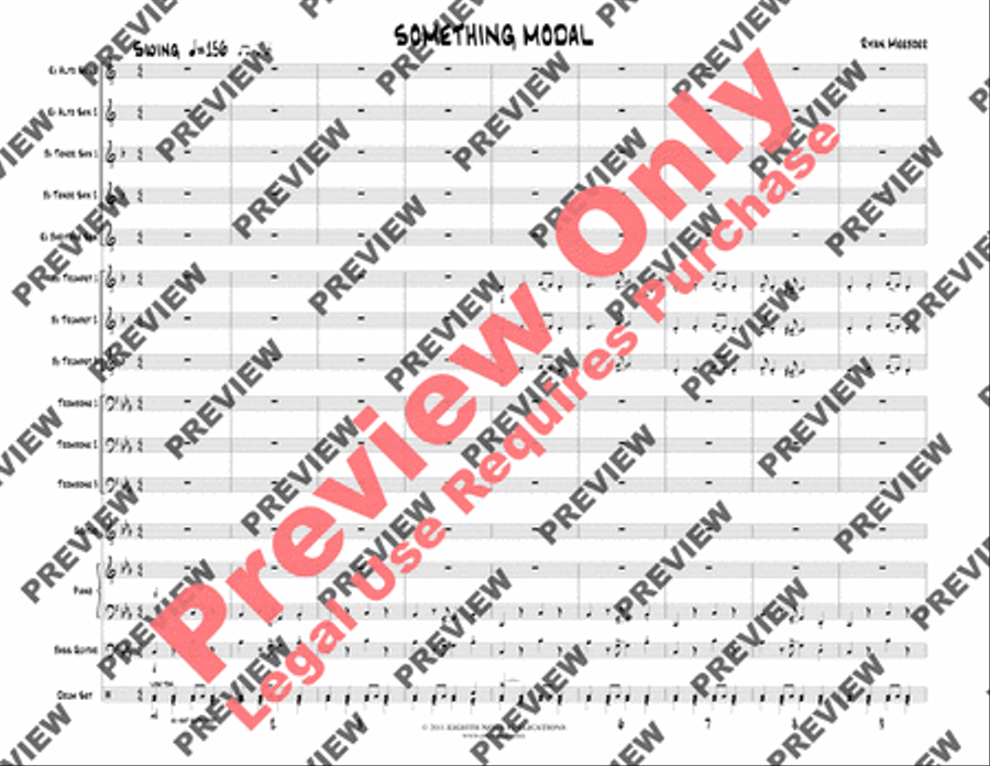Something Modal Jazz Ensemble scores gallery preview page 6