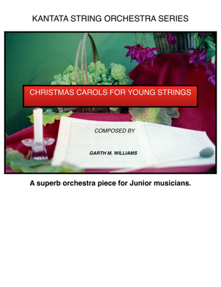 Book cover for CHRISTMAS CAROLS FOR THE YOUNG STRING ORCHESTRA