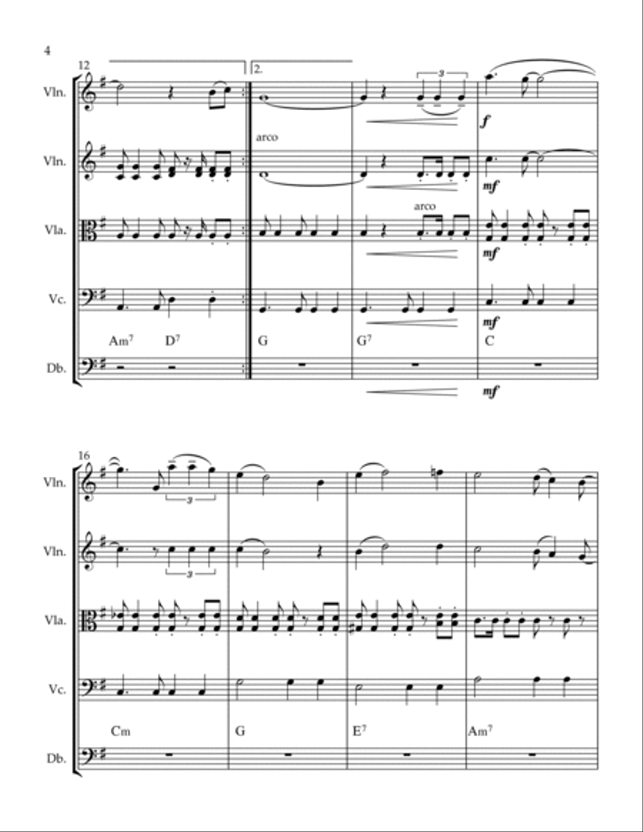 Till There Was You String Quintet scores gallery preview page 6