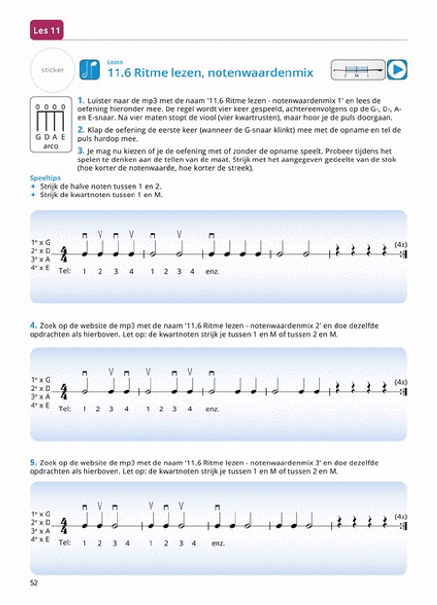 Vioolwereld deel 1 Vioolwereld deel 1 Violin scores gallery preview page 6