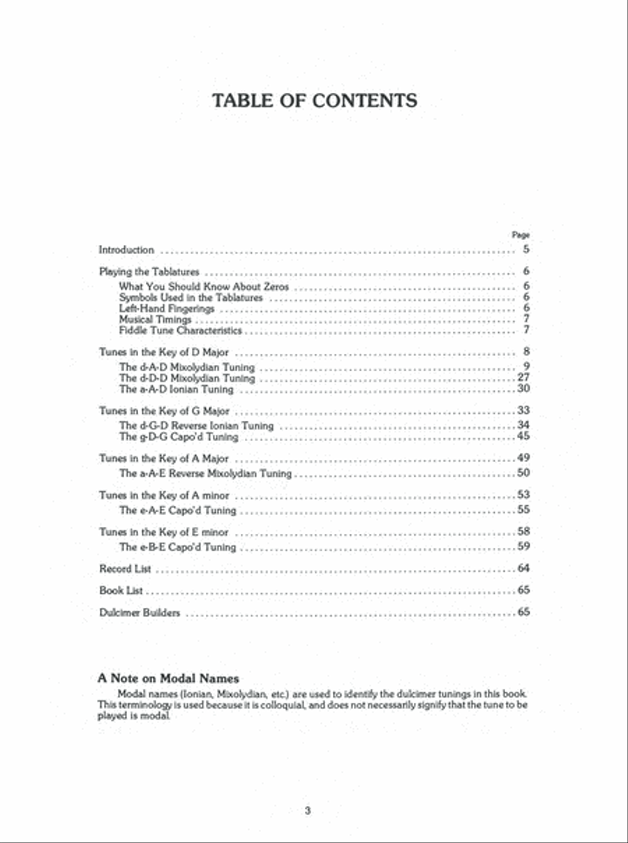 Dulcimer Fiddle Tunes Dulcimer Fiddle Tunes Dulcimer scores gallery preview page 4
