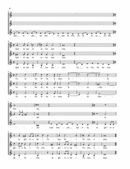 Missa brevis de Dominica a 3 (Biondi da Cesena) - SSA
