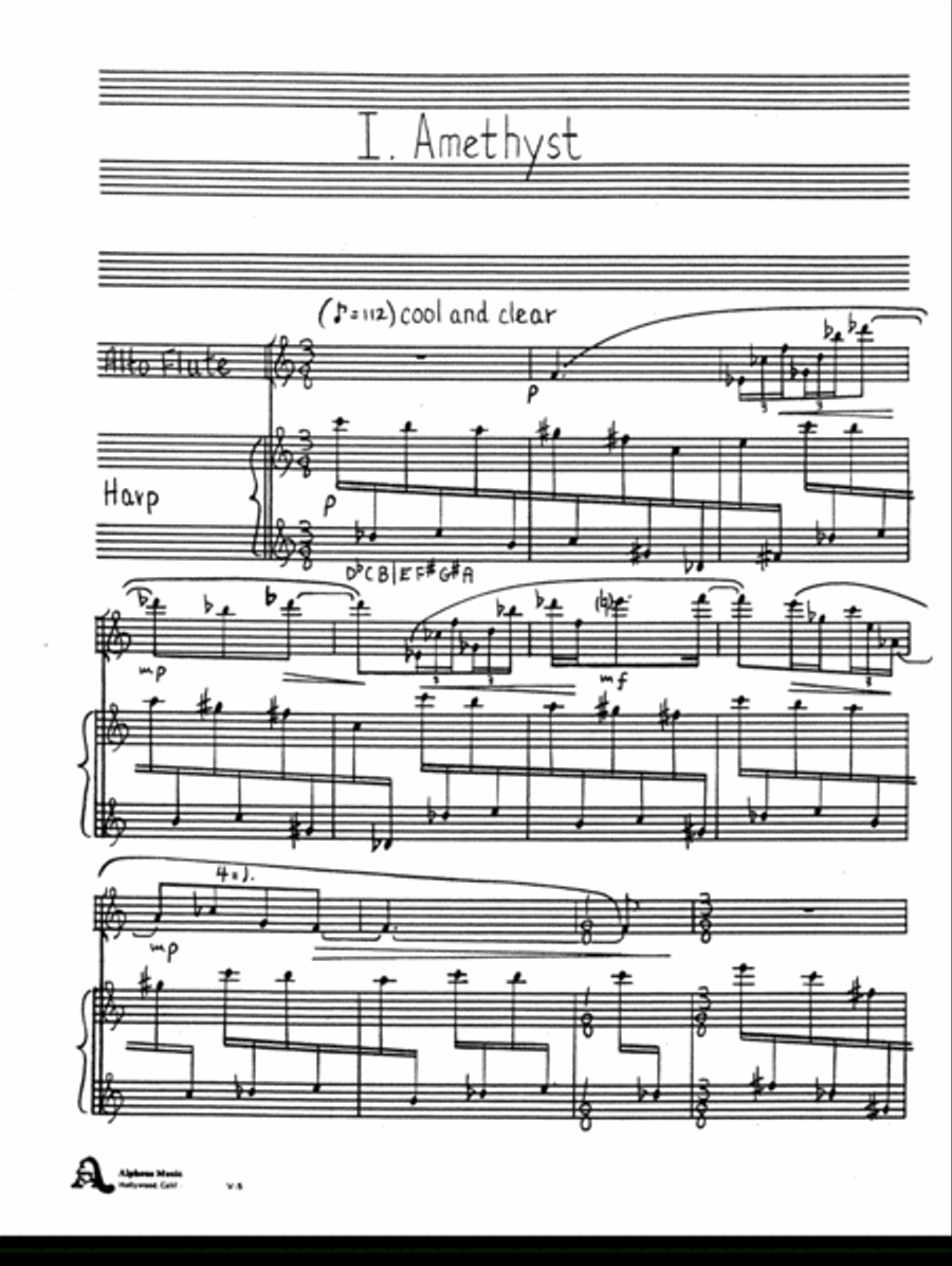 [Gannon] Three Pieces in Crystal Flute scores gallery preview page 5