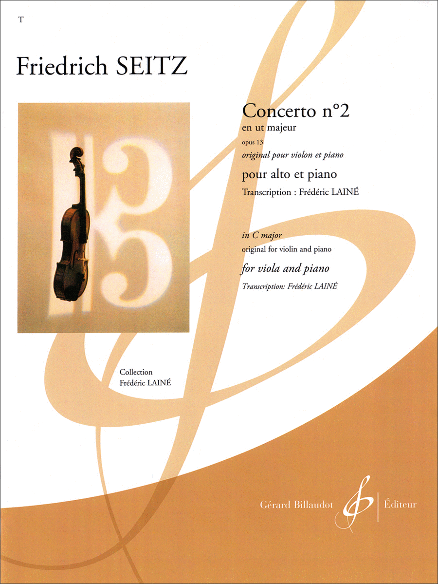 Concerto No. 2 en ut majeur Viola scores gallery preview page 1