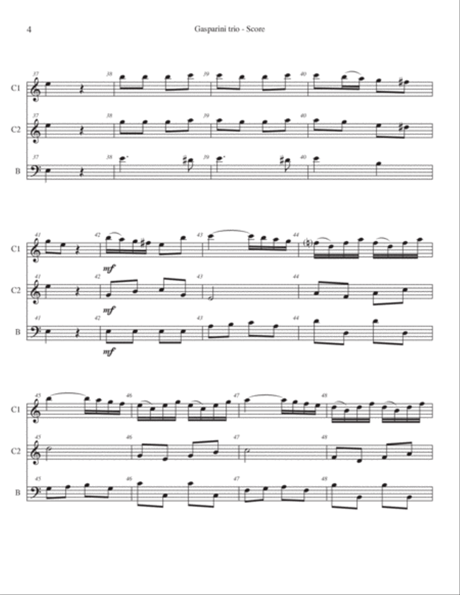 Two Sonatas Two Sonatas Small Ensemble scores gallery preview page 4