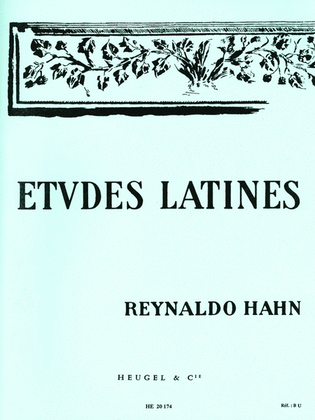 Book cover for Latin Studies For Voices And Piano