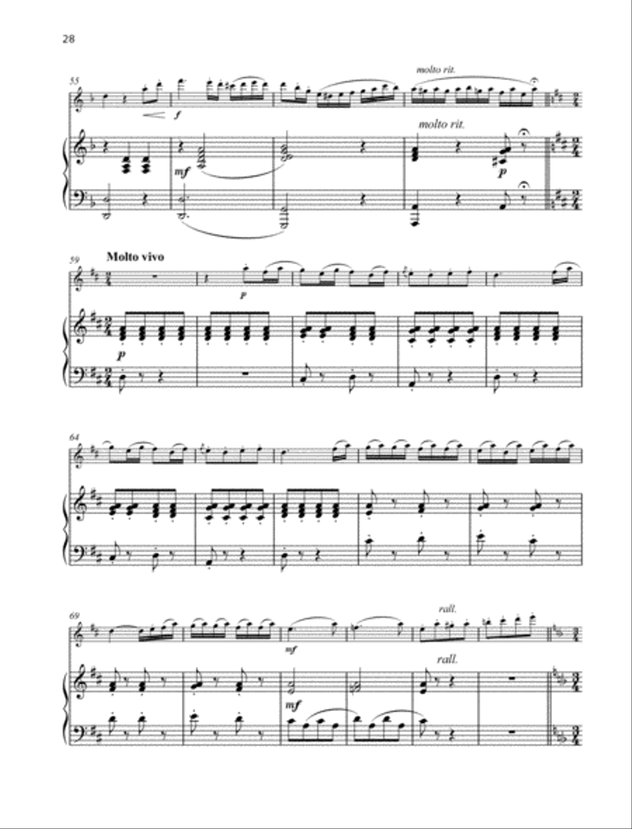 Russian Musical Evening Flute Solo scores gallery preview page 3