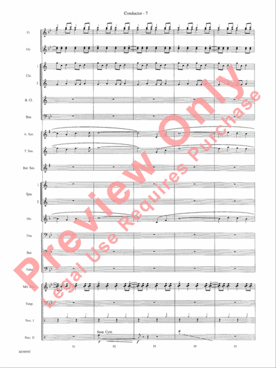 On the Rising Winds Concert Band scores gallery preview page 10