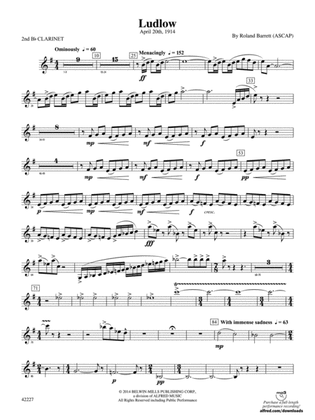 Ludlow: 2nd B-flat Clarinet