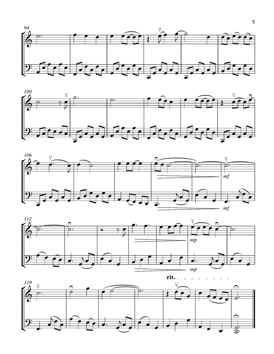 I'll Be String Duet scores gallery preview page 5