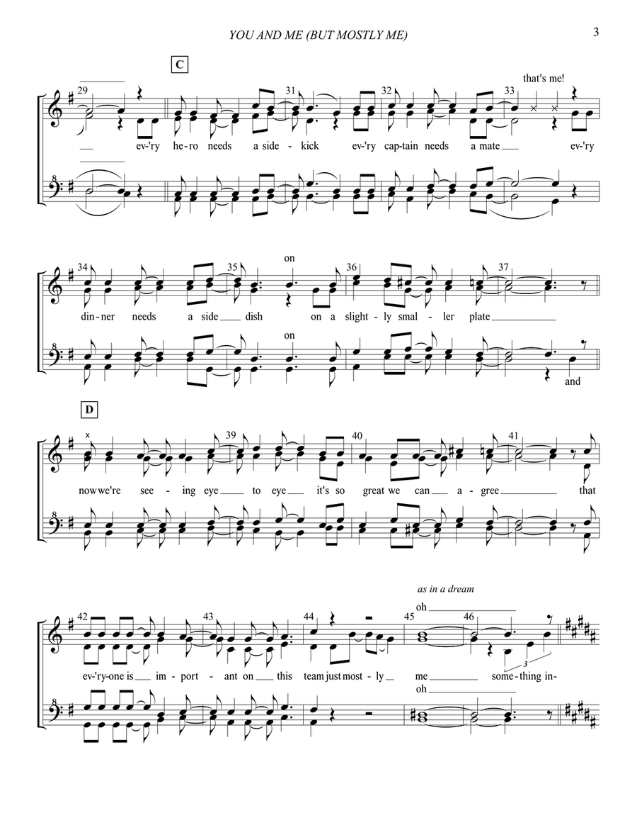 You And Me (but Mostly Me) SSAA scores gallery preview page 4