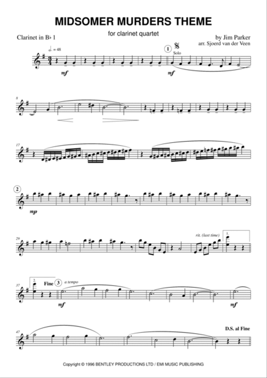 Midsomer murders sales theme music instrument