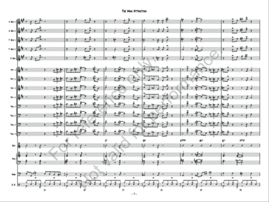 The Main Attraction Jazz Ensemble scores gallery preview page 8