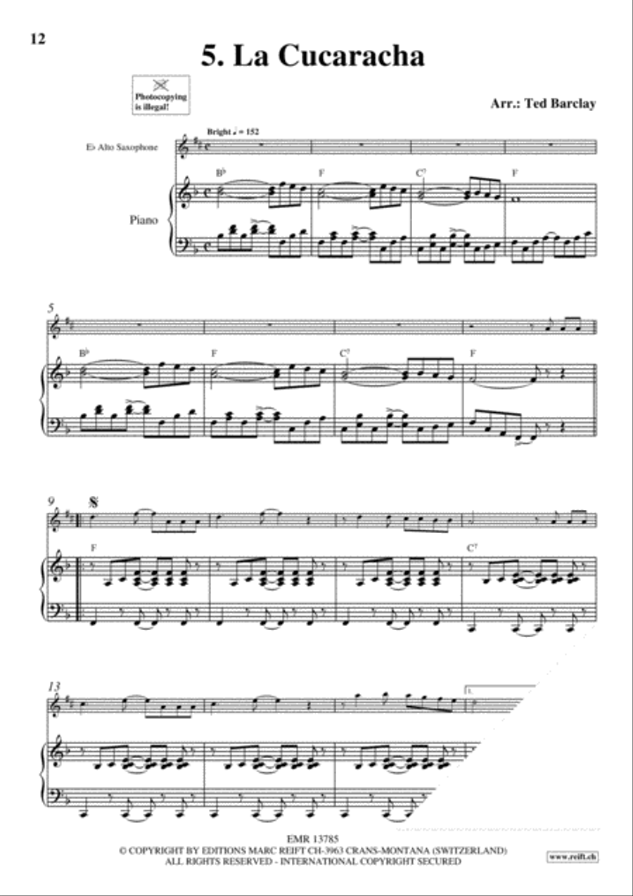 Fun & Easy Hits Volume 1 Alto Saxophone scores gallery preview page 8
